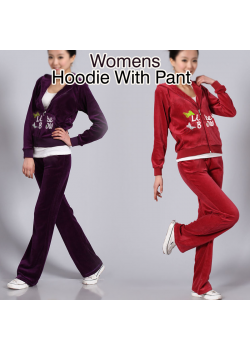 Womens Different Printed Casual Sweater Full Sleeve Hoodie With Full Sleeve Pant, HD6